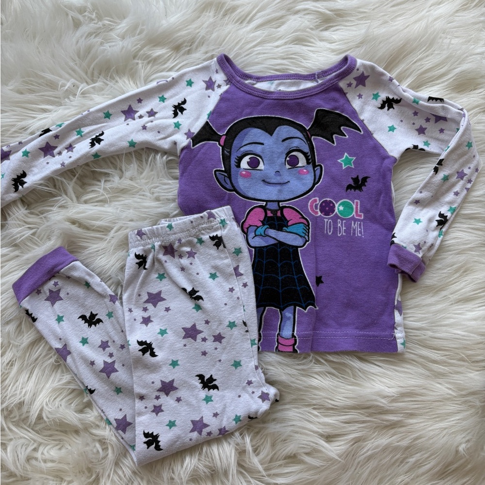 Purple and White Kids Pajamas - Vampirina